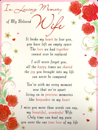 Picture of LOVING MEMORY - WIFE